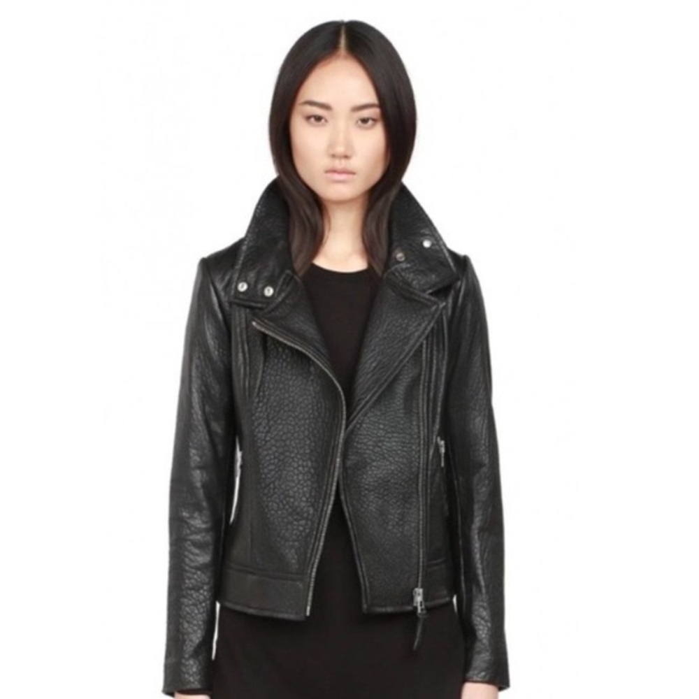 New Mackage Black Lisa leather jacket XS